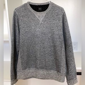 Albam premium sweatshirt 100% thick cotton Heather gray. Men small